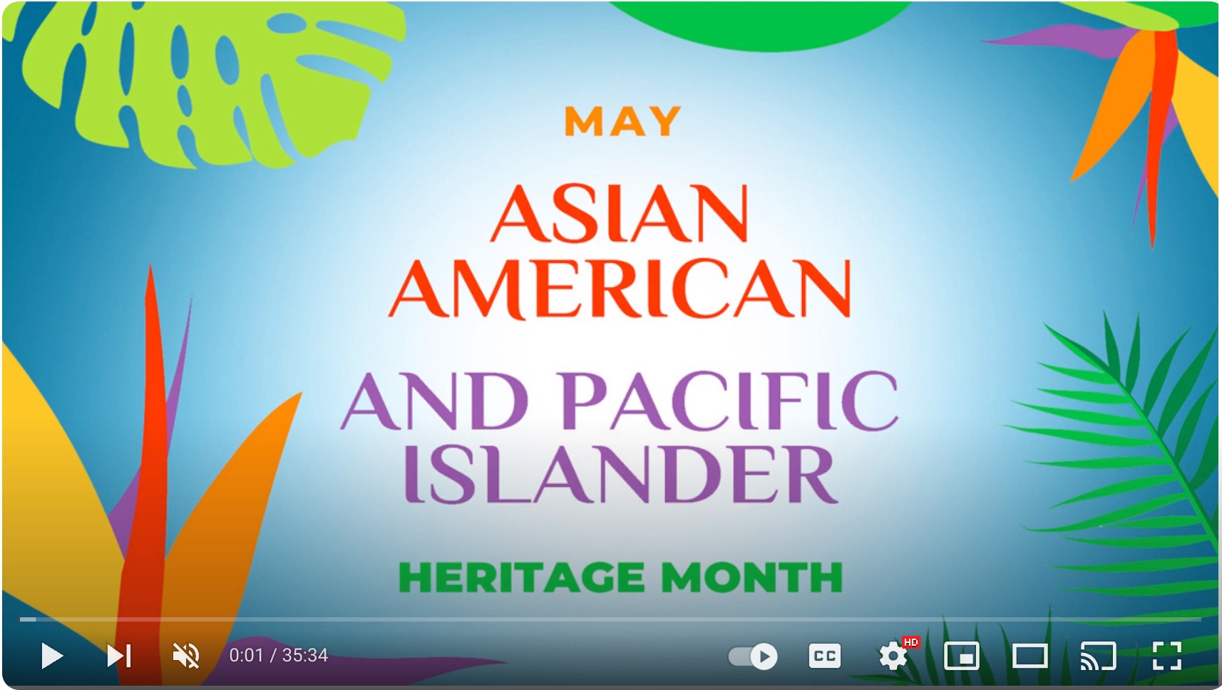 Asian American And Pacific Islander Heritage Month YouTube