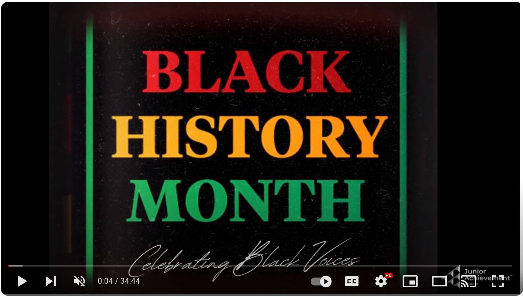 Black History Month Video 2 YouTube